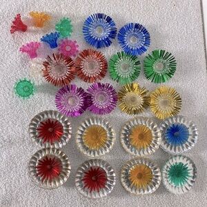 Vintage Holiday Christmas Tree Light Reflectors Lot